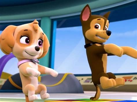 paw patrol skase|skye and chase pictures.